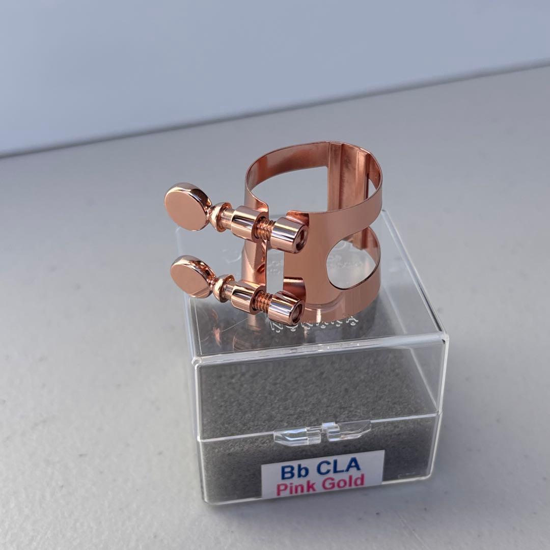 Bbクラリネットリガチャー ボナードピンクゴールド美品