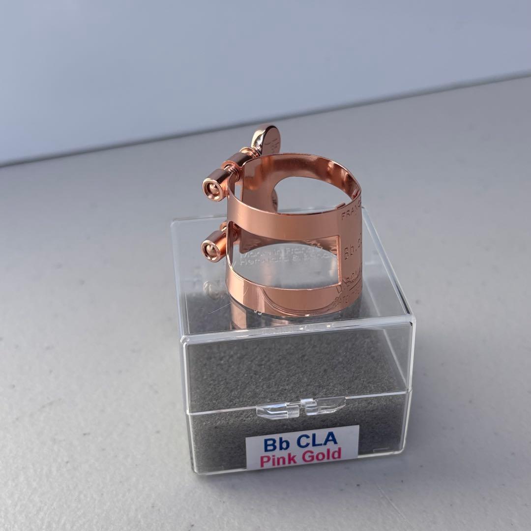 Bbクラリネットリガチャー ボナードピンクゴールド美品