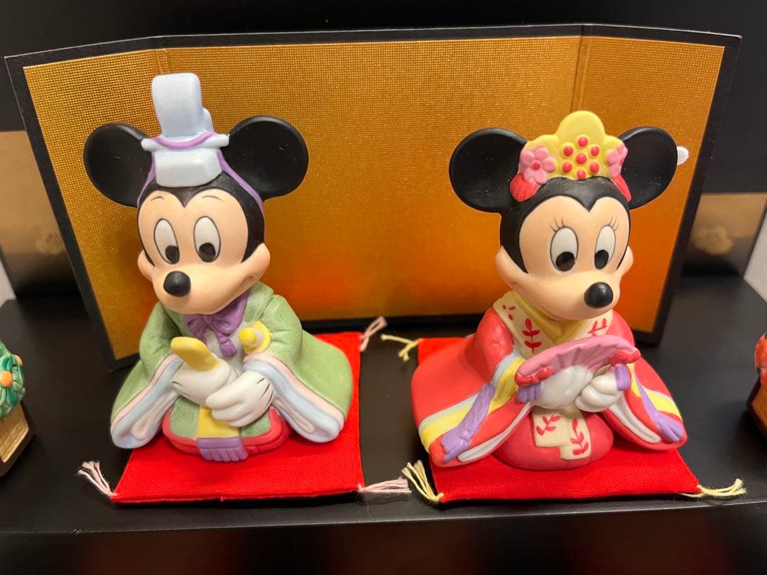 【レア】ディズニーDisney雛人形５段飾りミッキー