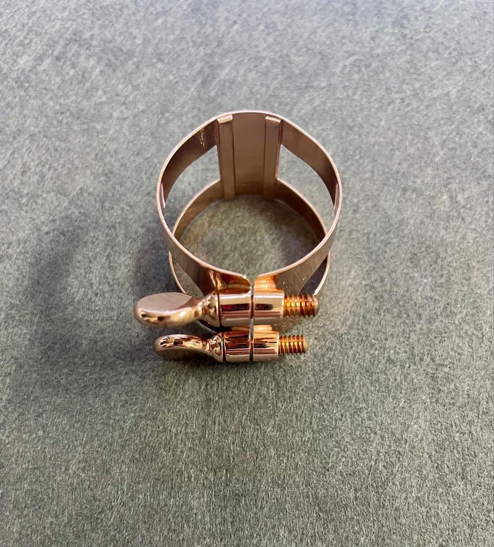 ボナード　テナーサックスリガチャー　ピンクゴールドメッキ（PGP）