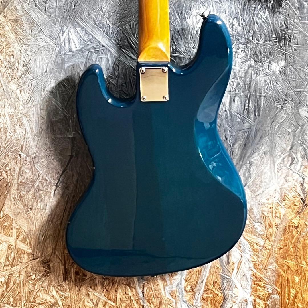 フォトジェニック ジャズベース シースルーブルー 管AC