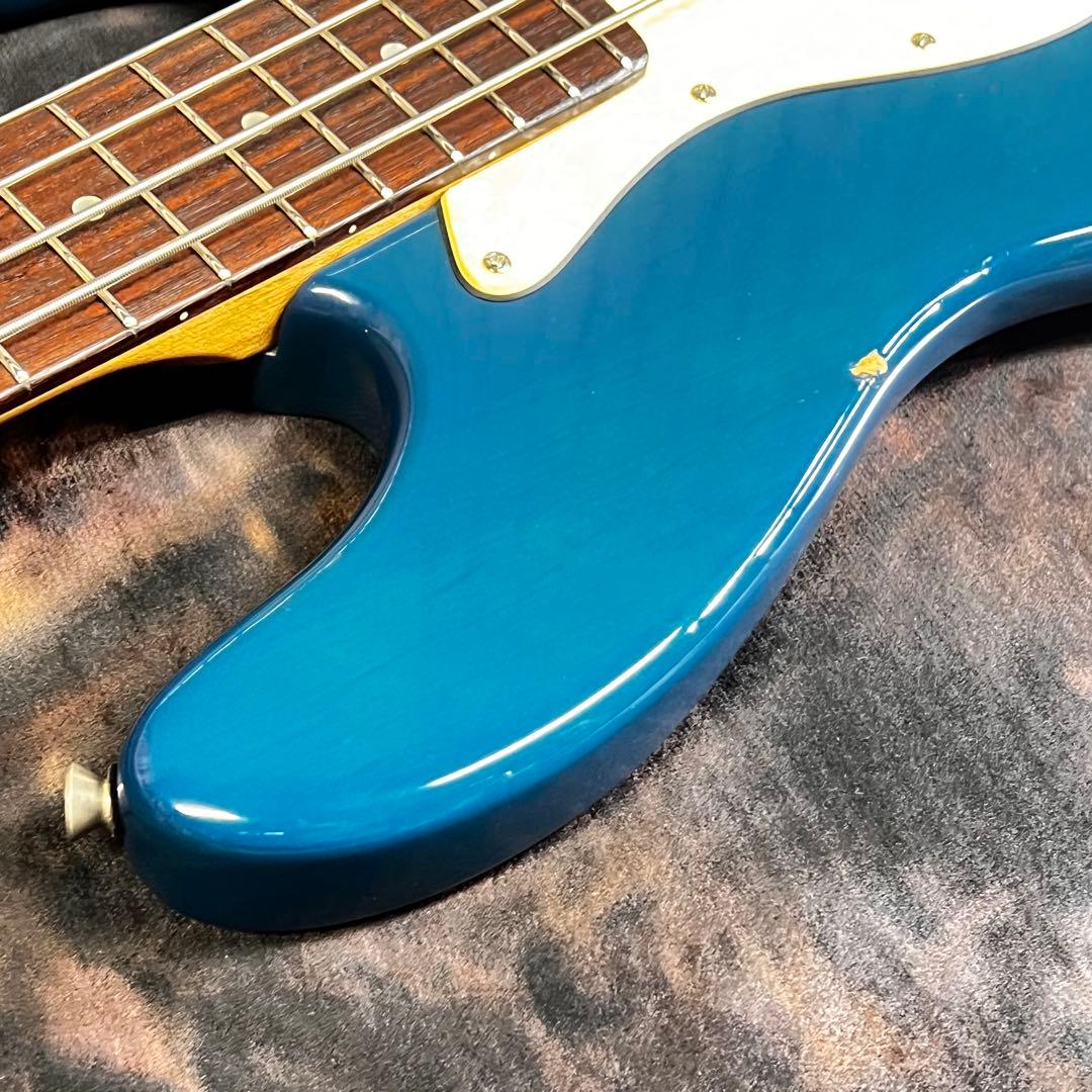 フォトジェニック ジャズベース シースルーブルー 管AC