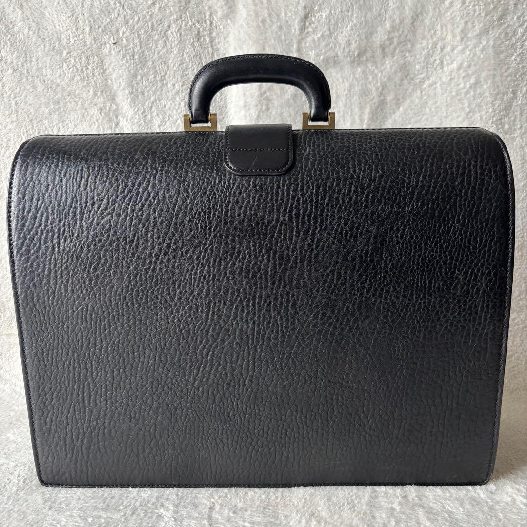 BURBERRY バーバリー ダレスバッグ ビジネスバッグ ブラック レザー