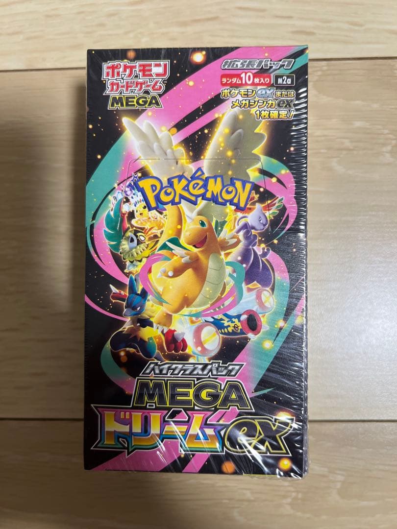 ポケモンカードゲーム MEGAドリームEX シュリンク付き　1BOX