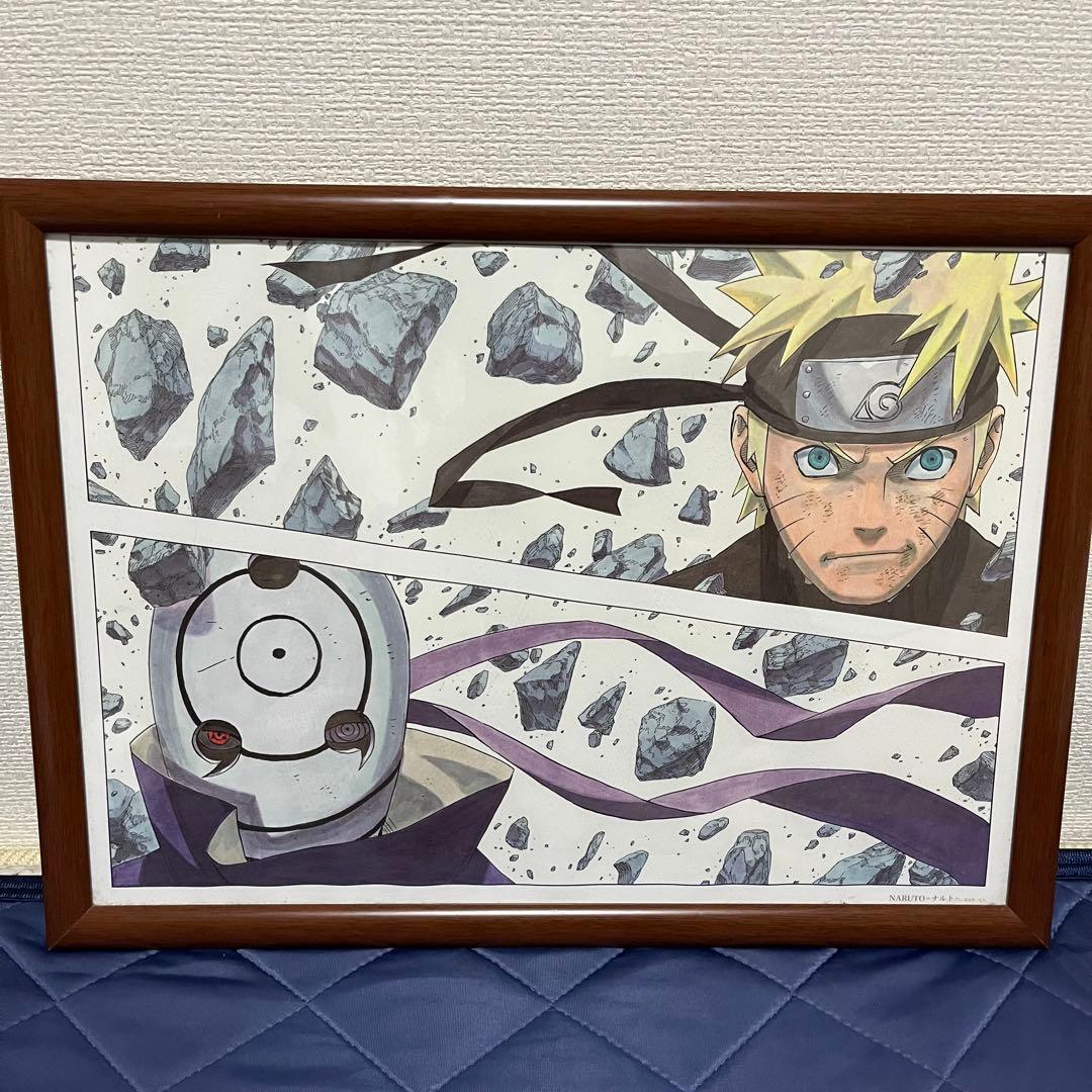 ナルト NARUTO うちはオビト　複製原画/複製原稿
