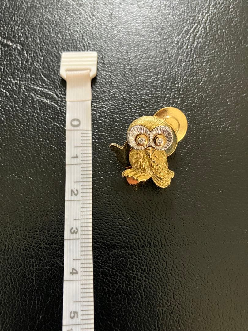 Ｋ18フクロウ ブローチ 約2センチ