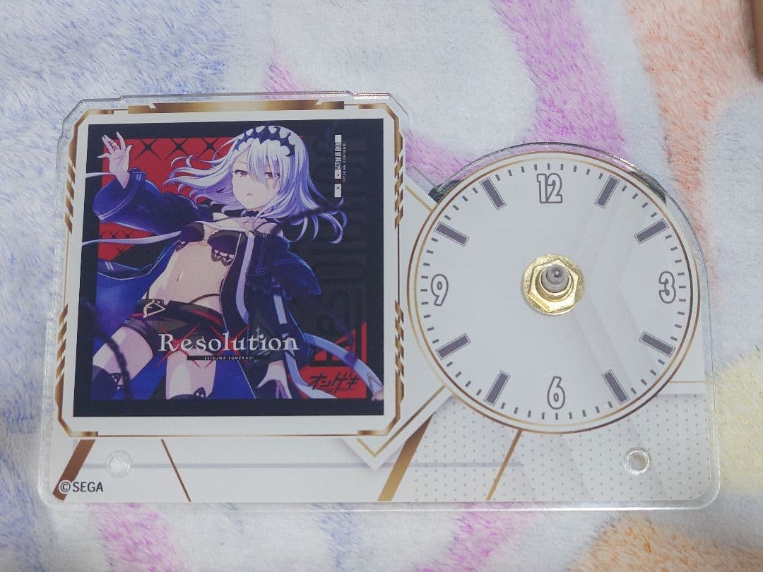 オンゲキ　みどくじ　テーブルクロック　皇城セツナ　刹那