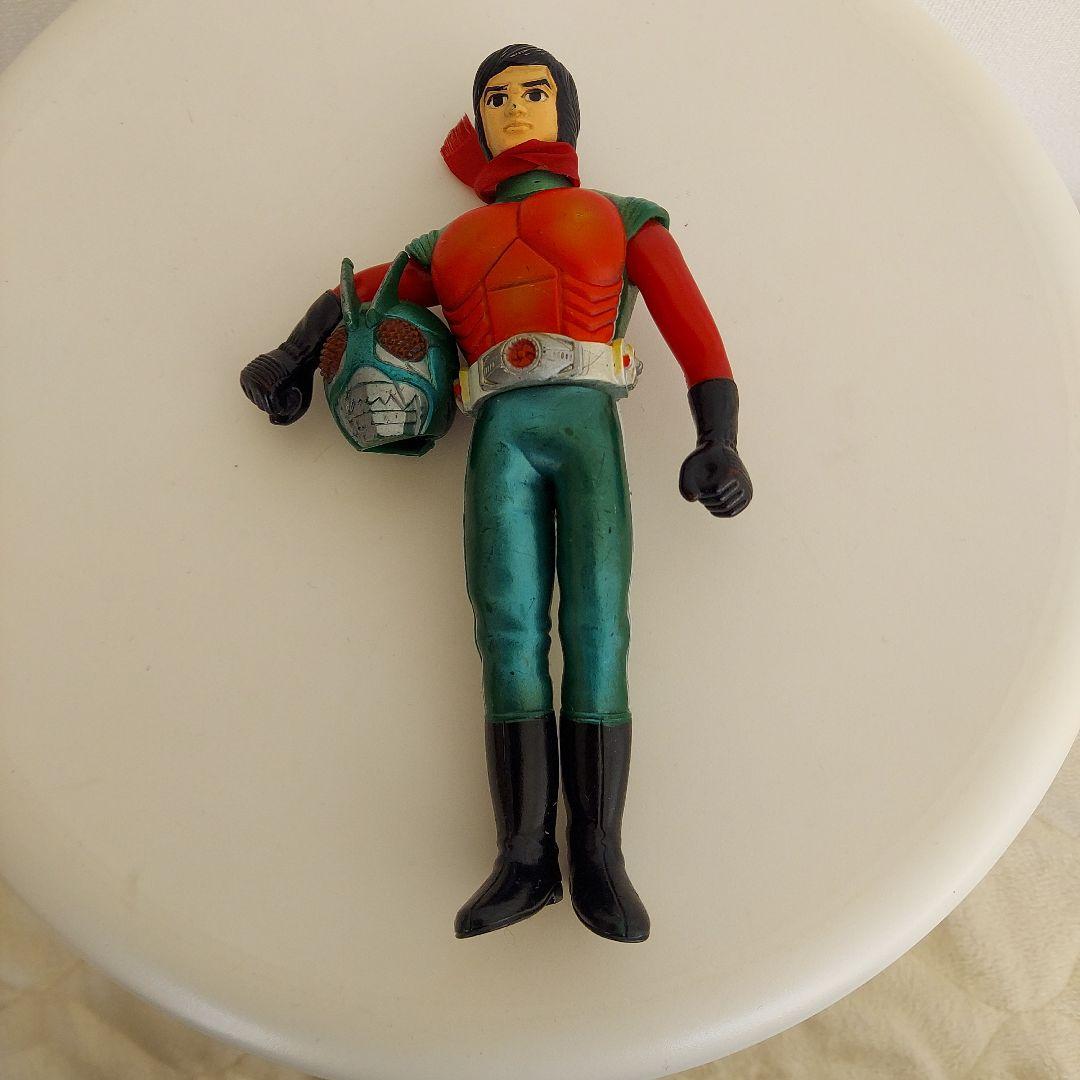 【連休特価】仮面ライダー　スカイライダー　ソフビ人形・面取れ約19㎝