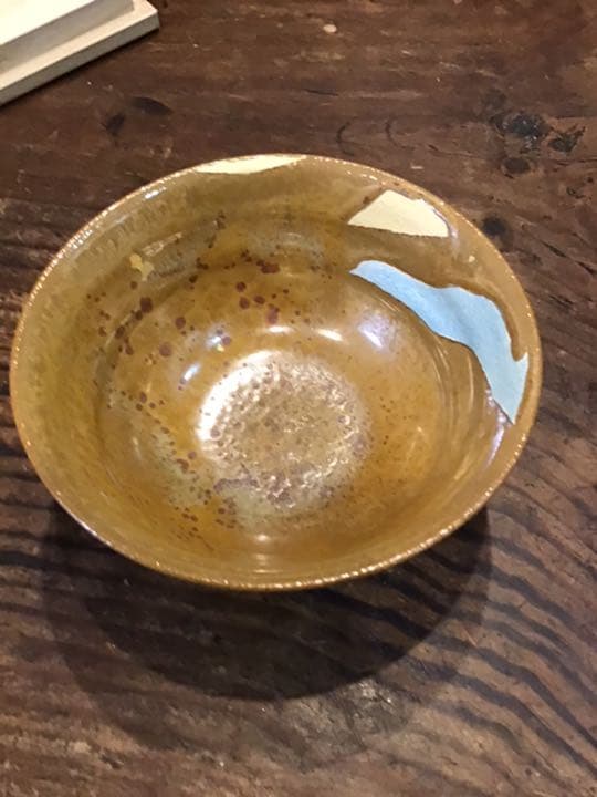 新品　徳田八十吉　4代　伊羅保茶碗