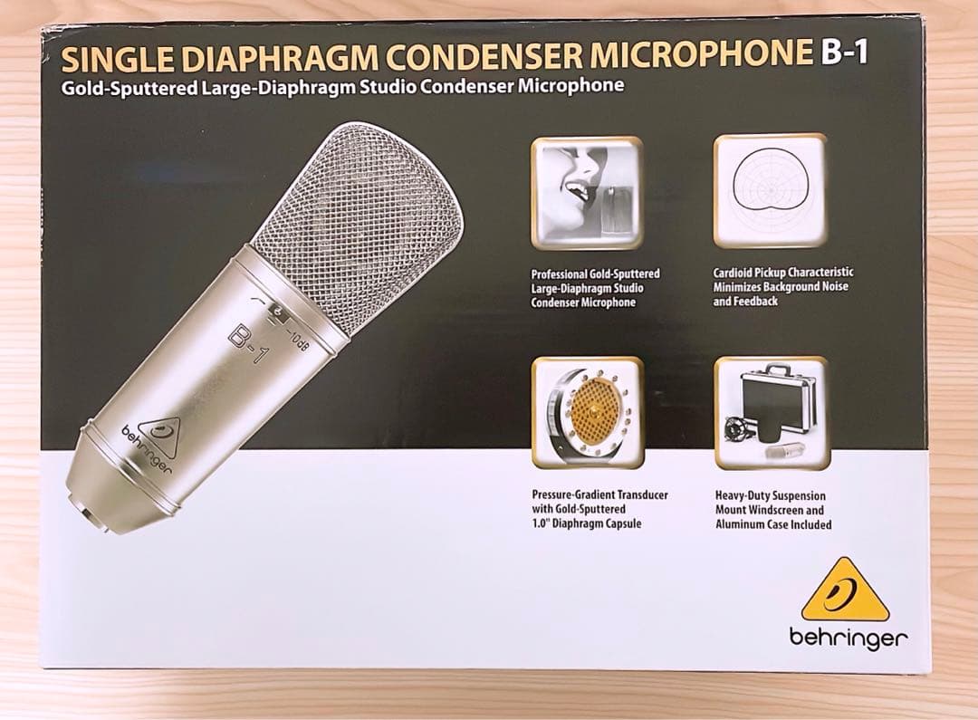 ベリンガー　コンデンサーマイク　B1 BEHRINGER B-1 配信