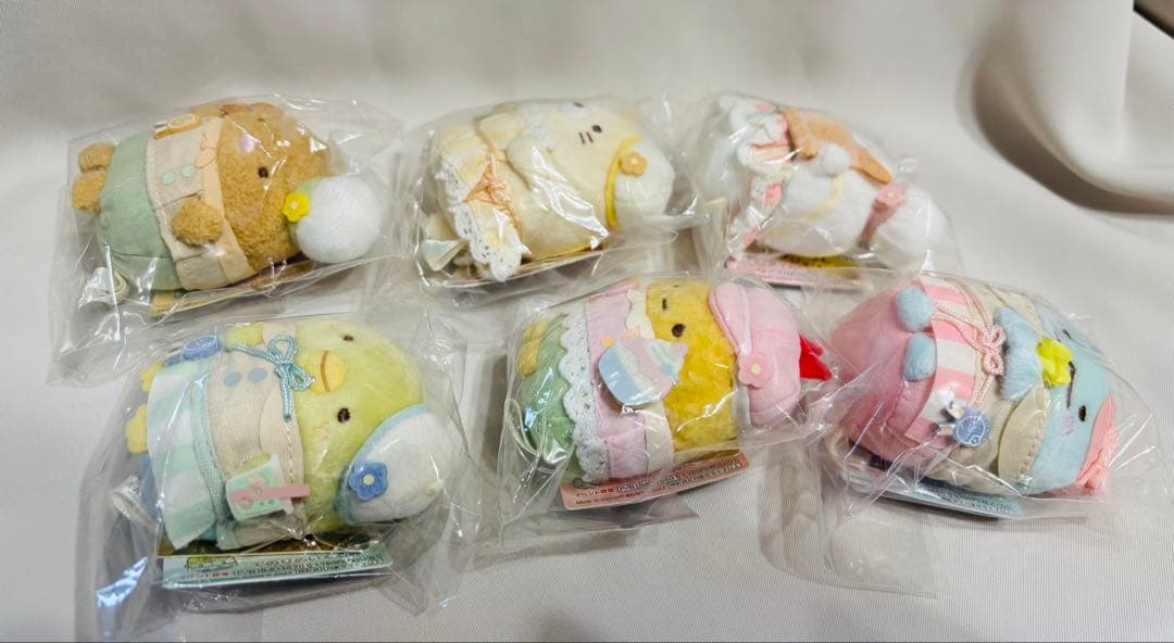 限定 すみっコぐらし展 てのりぬいぐるみ 6種コンプリート すみっコマルシェ