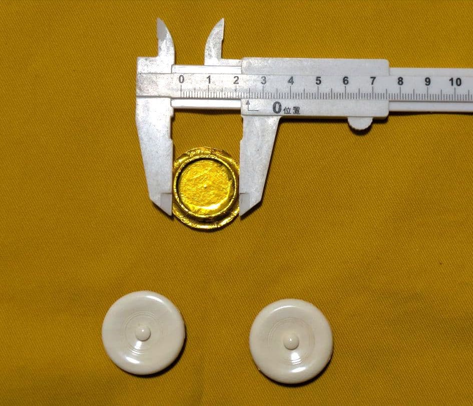 【閉店売り尽し】茶入の蓋　３個組