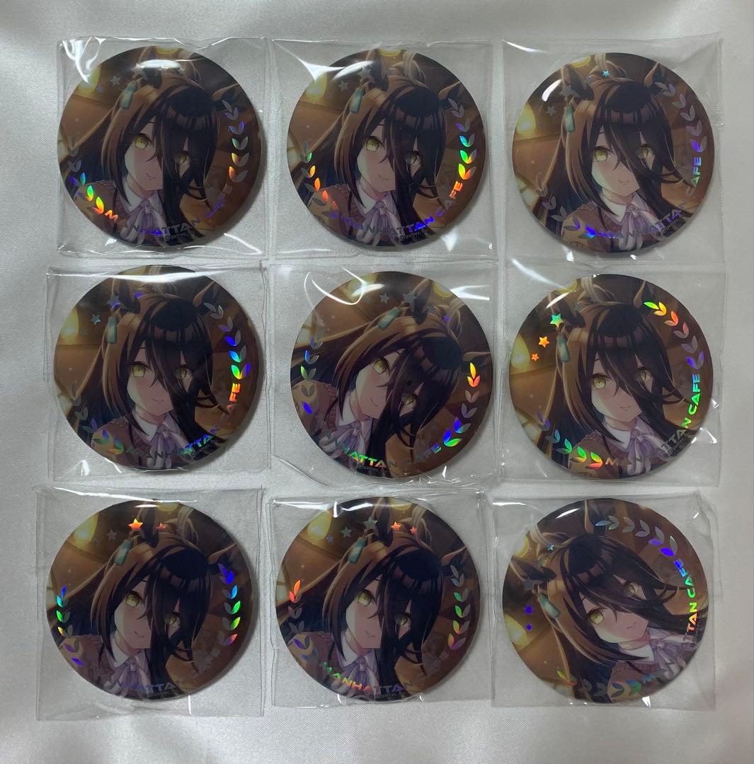 ウマ娘　韓国　AGF　2025　マンハッタンカフェ　缶バッジ