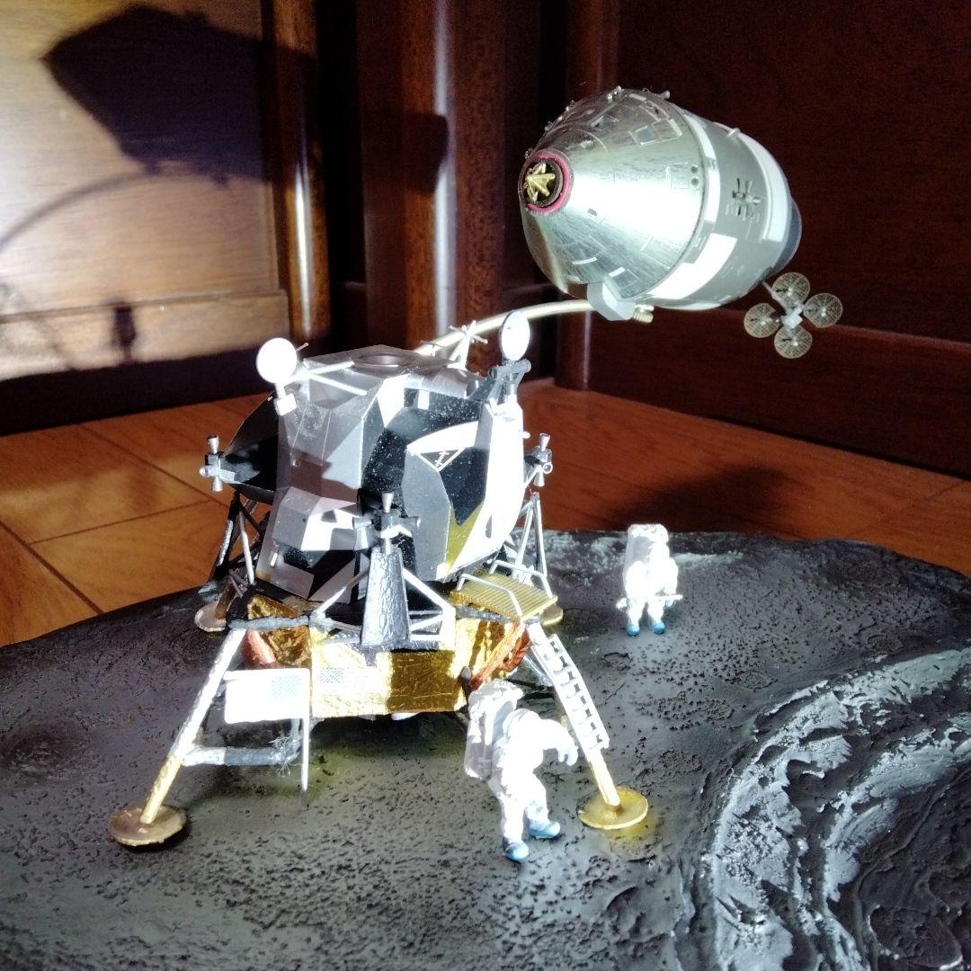 APOLLO11月着陸船と指令船のモデル 1/72