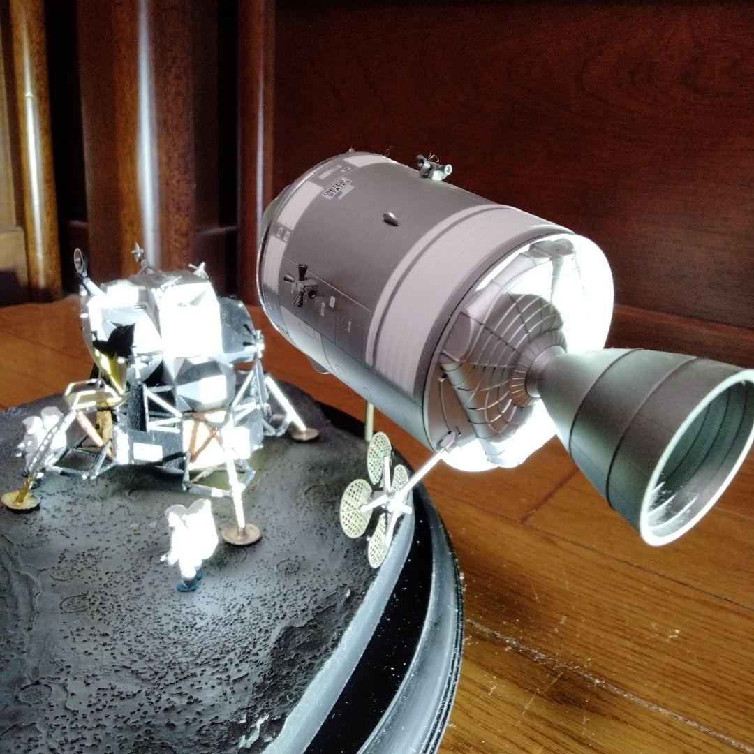 APOLLO11月着陸船と指令船のモデル 1/72