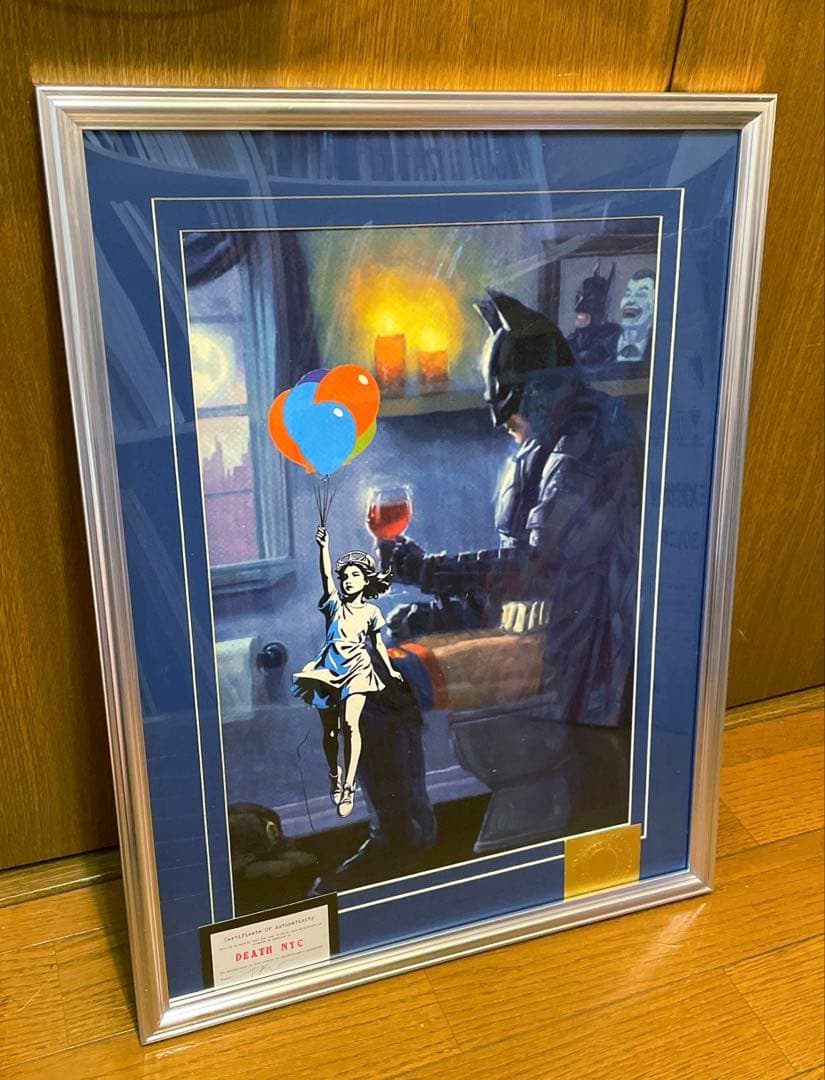 額込 世界限定100枚DEATH NYC アートポスター 現代アート 55