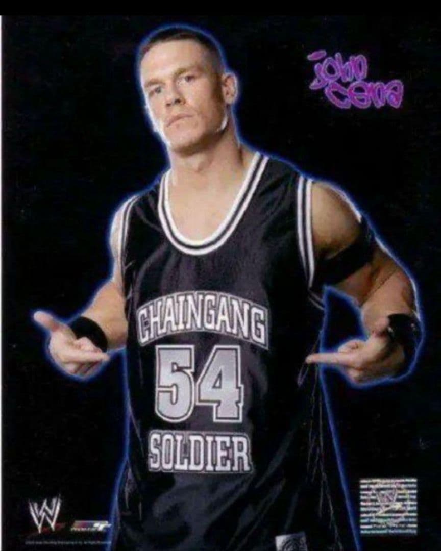 ジョン・シナ3点セット（バスケシャツ・直筆サイン・TOYベルト）