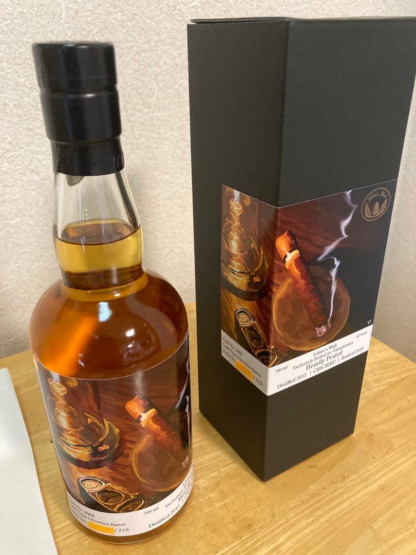 【大幅値下げ】イチローズモルト シガーラベル ヘビリーピーテッド2018 未開栓