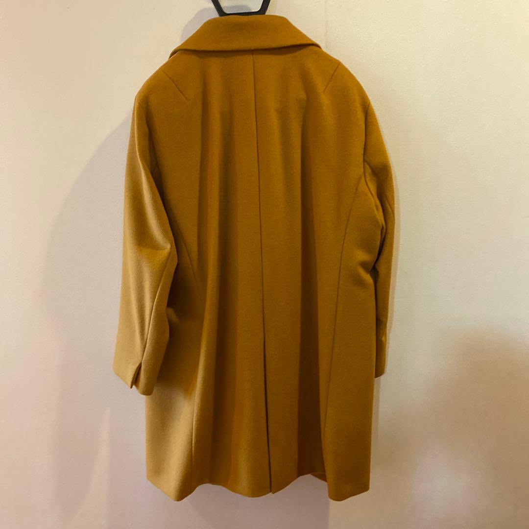 R*k様 23区 ダブルブレストコート 46 マスタード新品大きいサイズオンワー