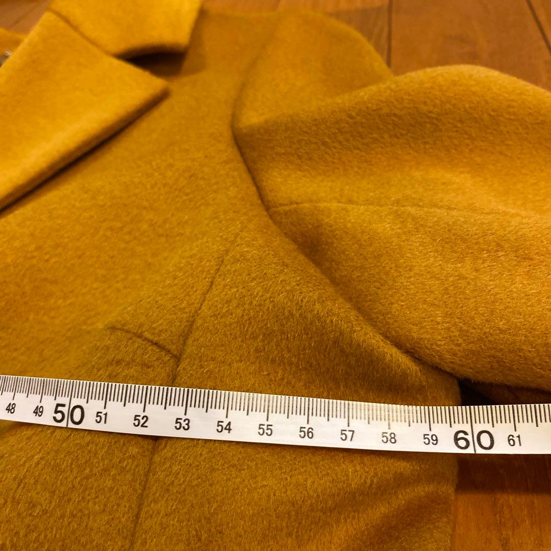 R*k様 23区 ダブルブレストコート 46 マスタード新品大きいサイズオンワー