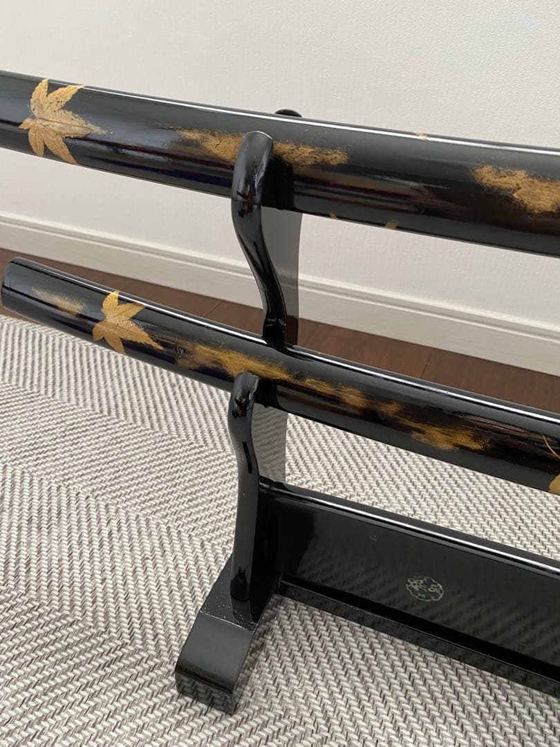 黒金装飾の刀 2本セット