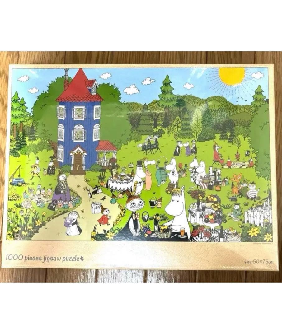新品未開封ムーミンハウスへようこそ1000ピース ジグソーパズル 50×75cm