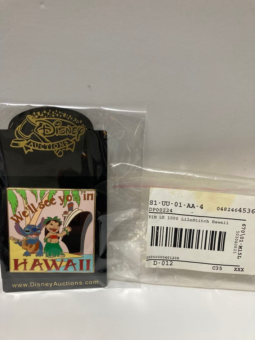 Disney スティッチ ハワイ ピンバッジセット