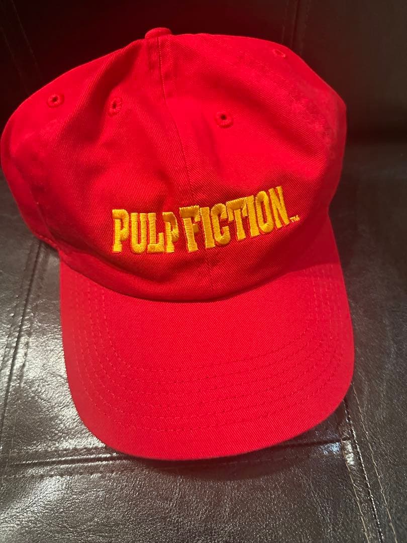 ワコマリア　PULP FICTION キャップ レッド
