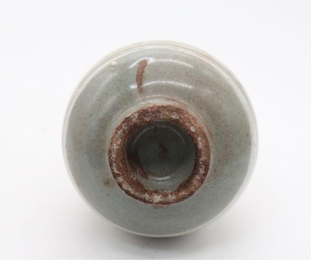 朝鮮　粉青釉　魚紋徳利　訳あり　送料込み0522