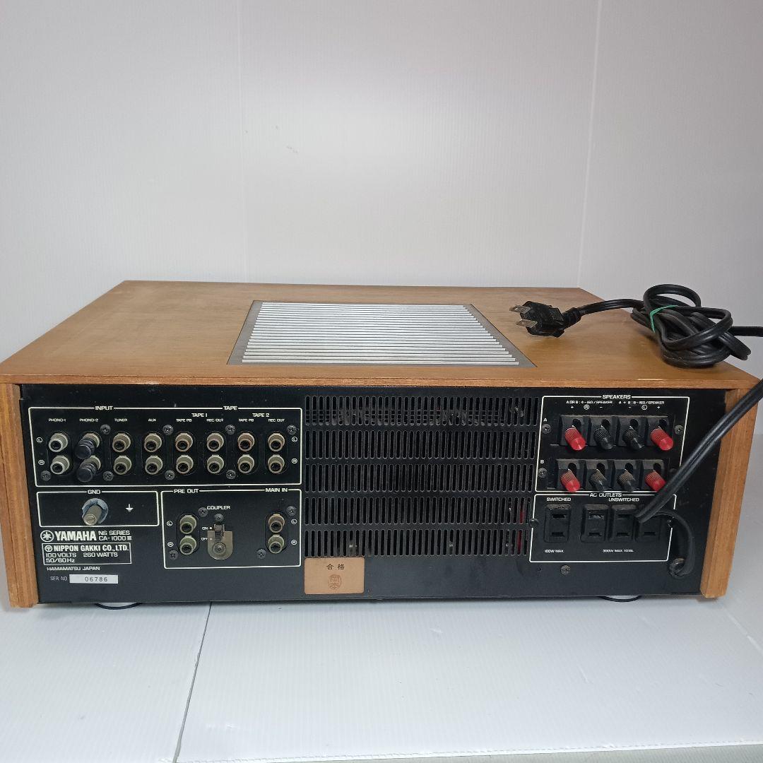 現状品 通電確認 YAMAHA CA-1000III プリメインアンプ ヤマハ