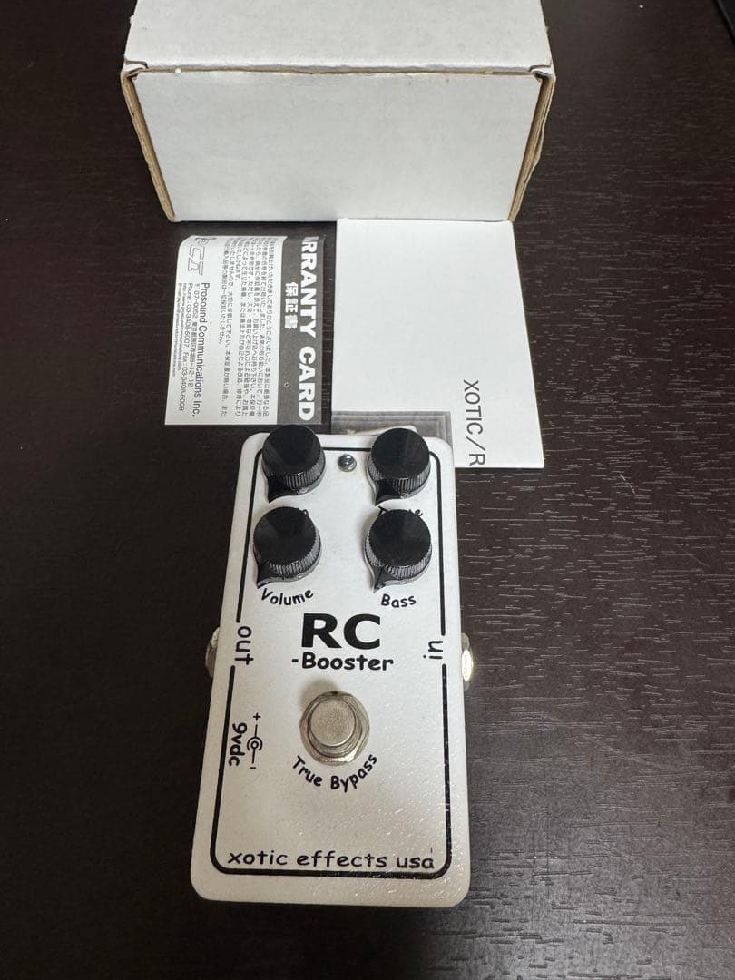 Xotic RC Booster ギターエフェクター