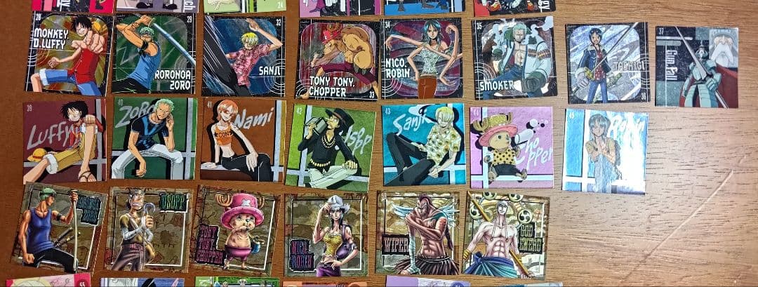 希少 ワンピース 森永製菓 シール ルフィ ゾロ 一味 空島 シャンクス 70枚