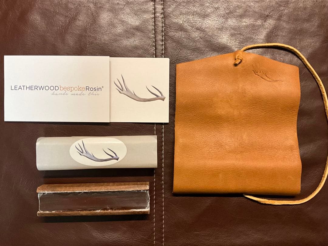 弦楽器 Leatherwood rosin crisp50% supple50%