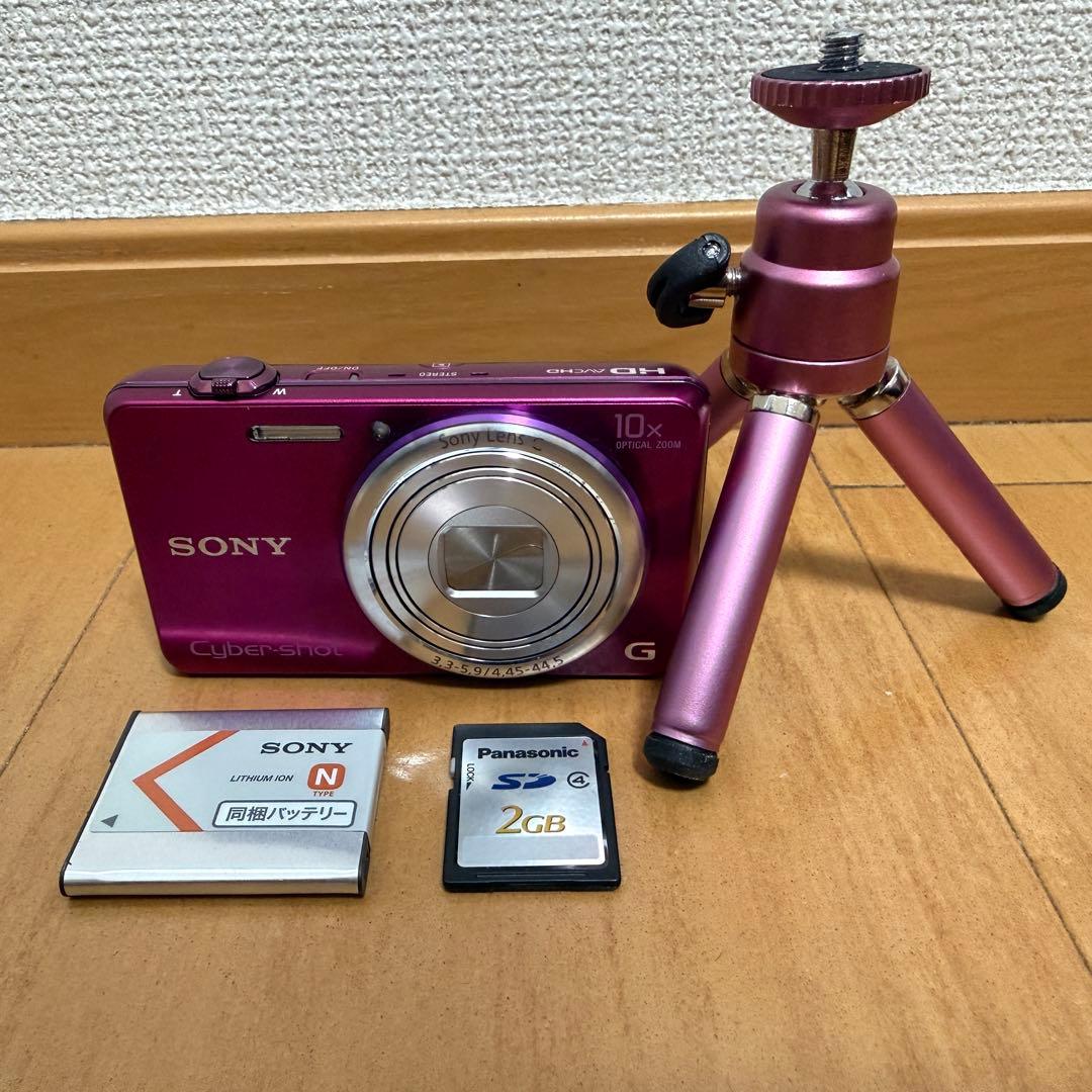 【SONY Cyber-shot DSC-WX170 ピンク】 デジタルカメラ