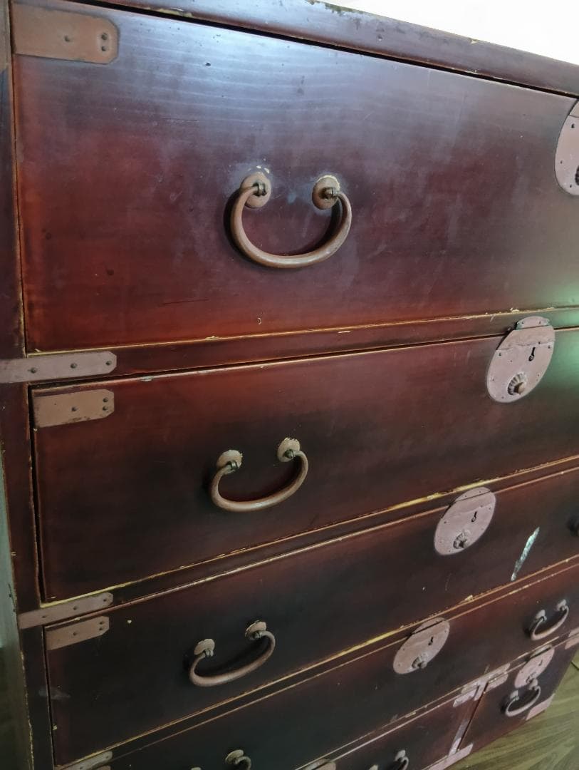 古家具　昭和レトロ　和箪笥　チェスト　アンティーク　5段