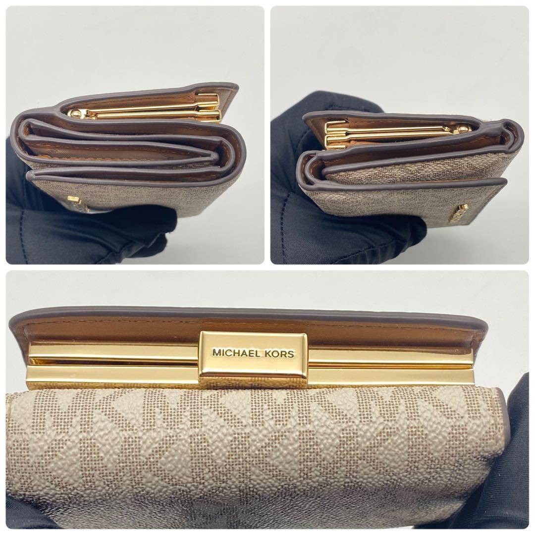 【極美品】マイケルコース・三つ折り財布・コンパクトウォレット・ミディアム