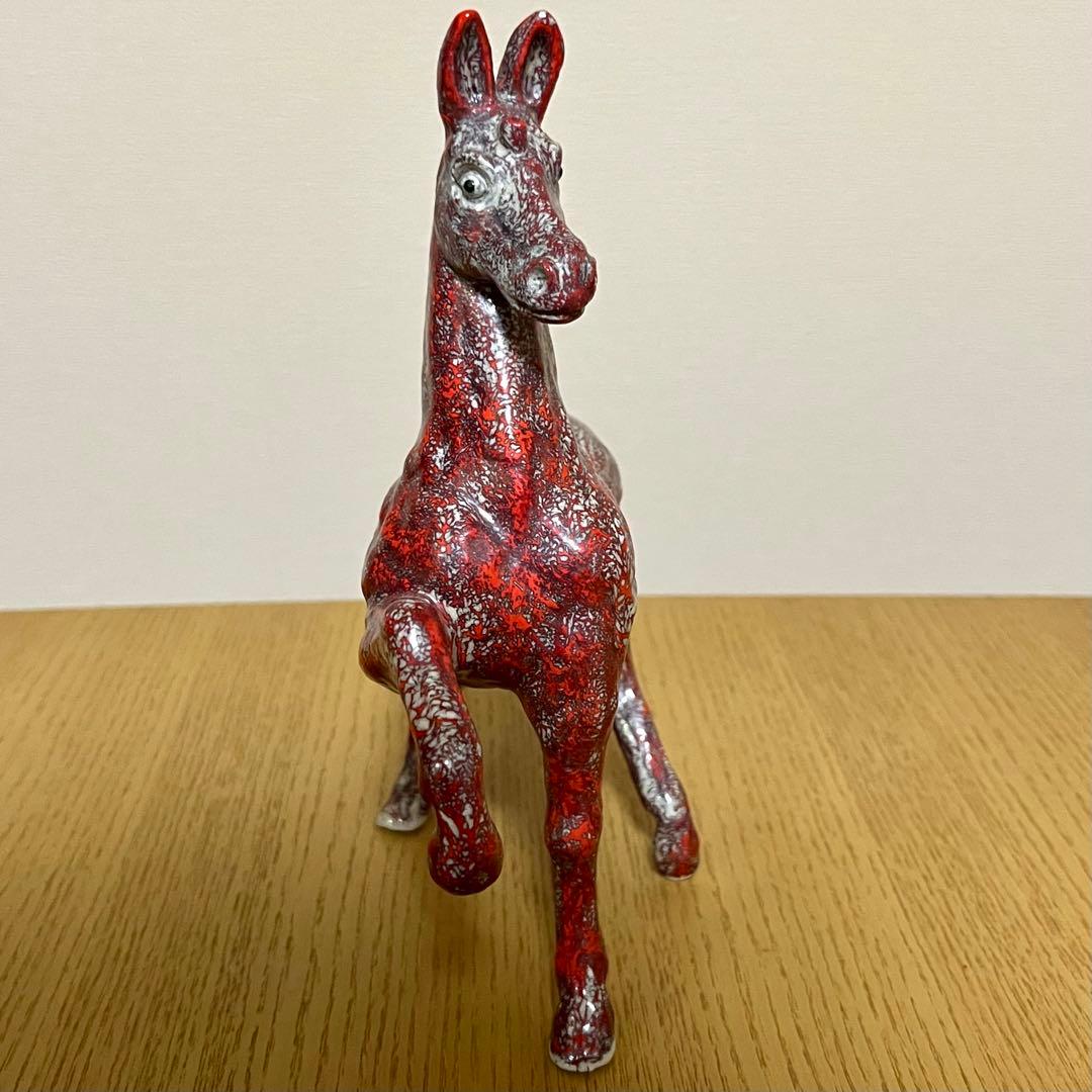 箕面焼 松田箕山 赤馬