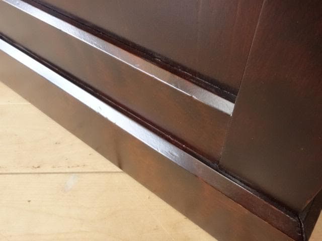 北海道民芸家具　ナイトテーブル　サイドテーブル　 再塗装済　ＵＳＥＤ