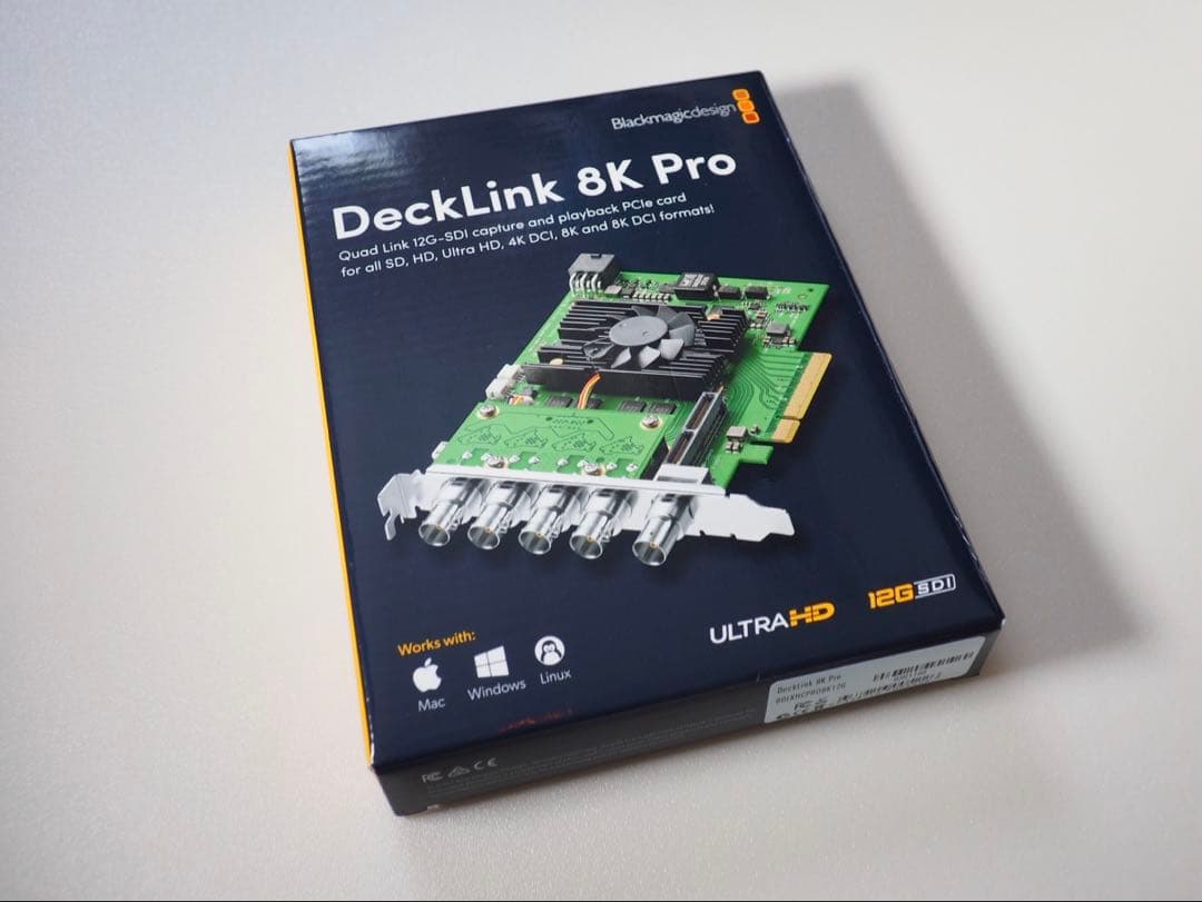 DeckLink 8K Pro ビデオキャプチャーボード