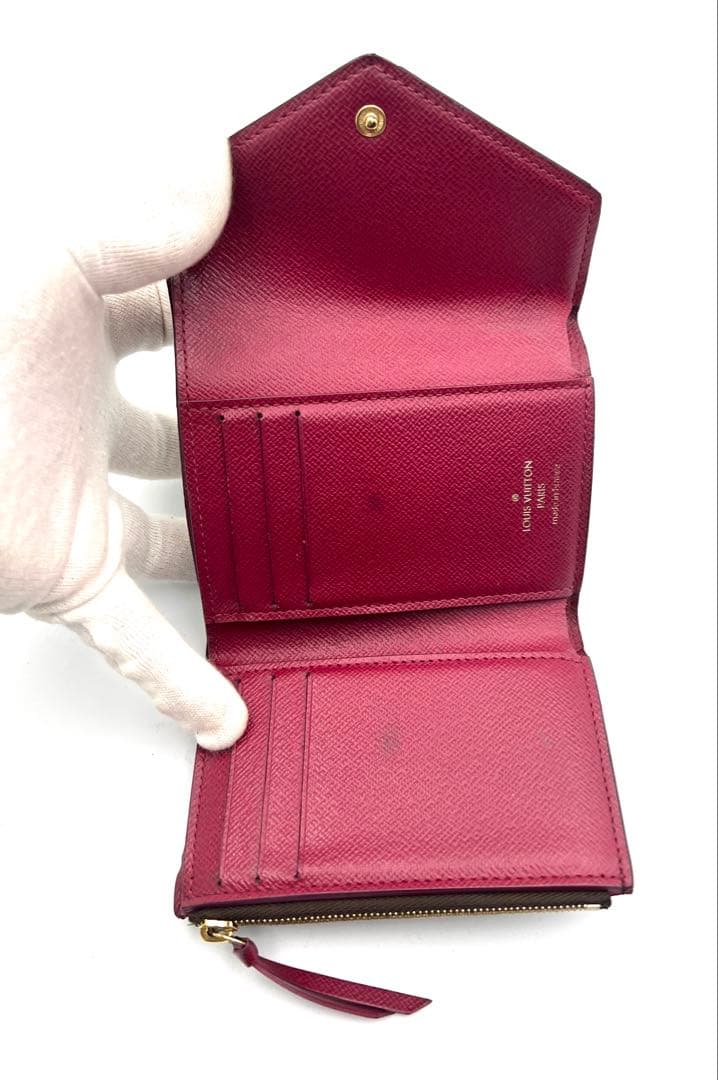 LOUIS VUITTON モノグラム ポルトフォイユヴィクトリーヌ レザー