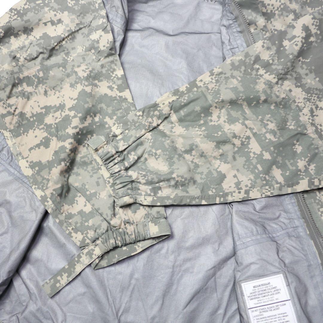 デッド？ECWCS米軍ミリタリー レイン ジャケット パーカーM軍物デジカモ迷彩