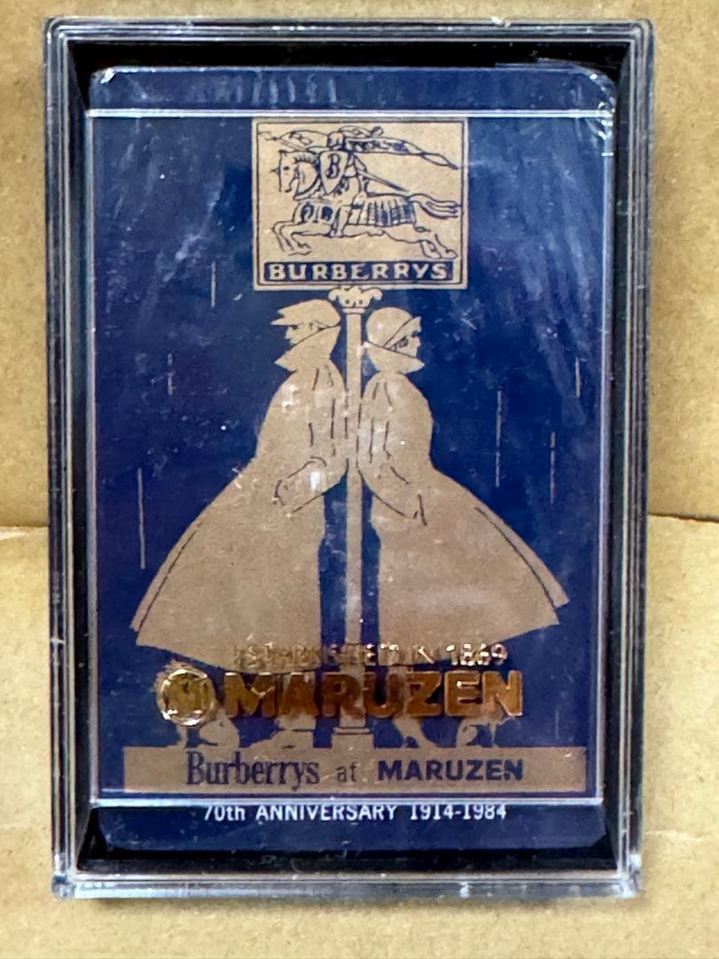 バーバリー　貴重　Burberry 直輸入70周年記念　MARUZEN トランプ
