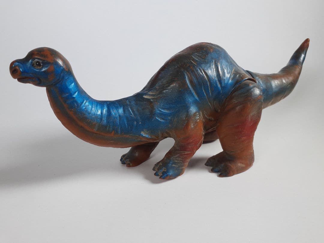 ブルマァク　ディプロドクス　怪獣ソフビ　恐竜100万年　円谷プロ　当時物