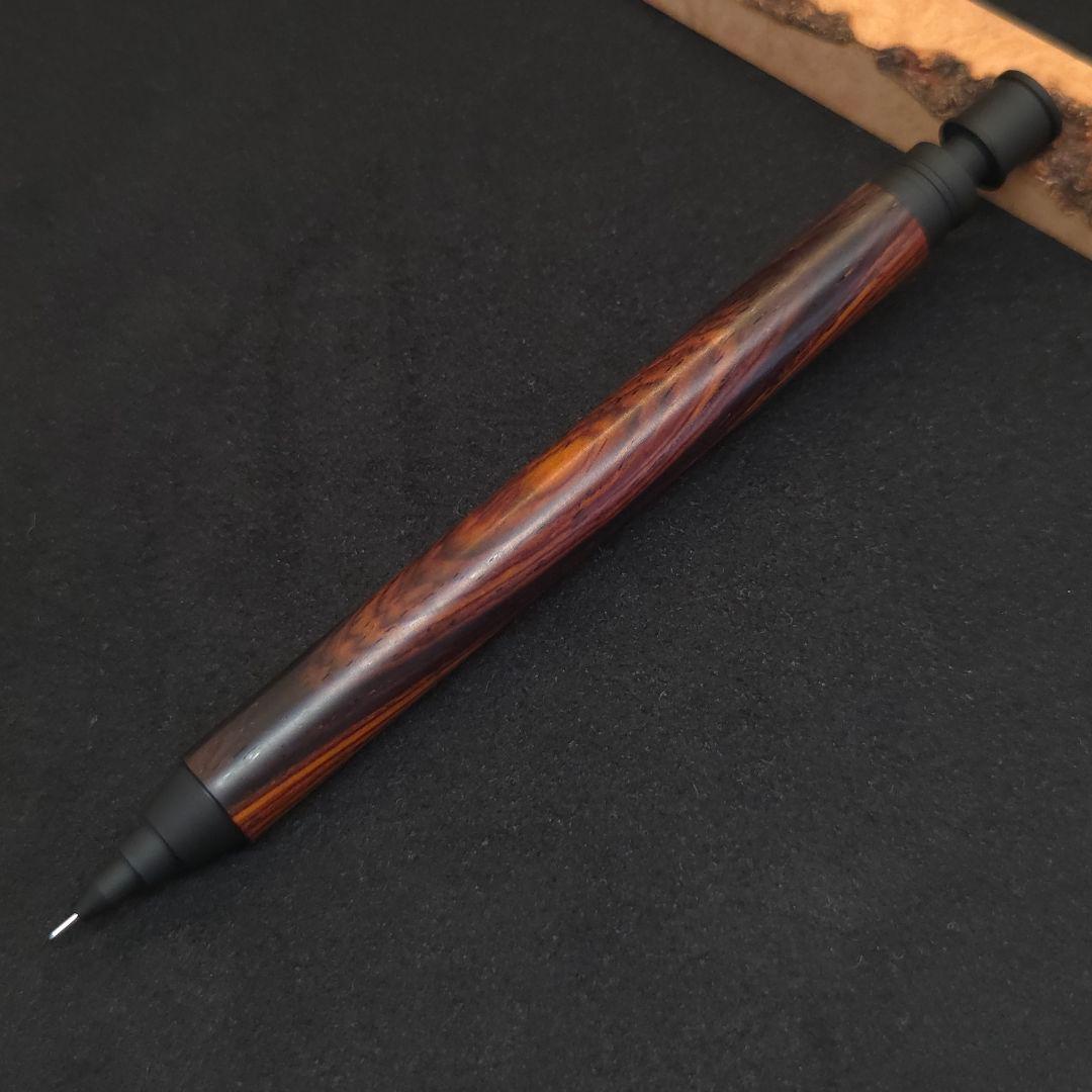 No.06ハンドメイド製図用シャープペンMDS1木軸ココボロ