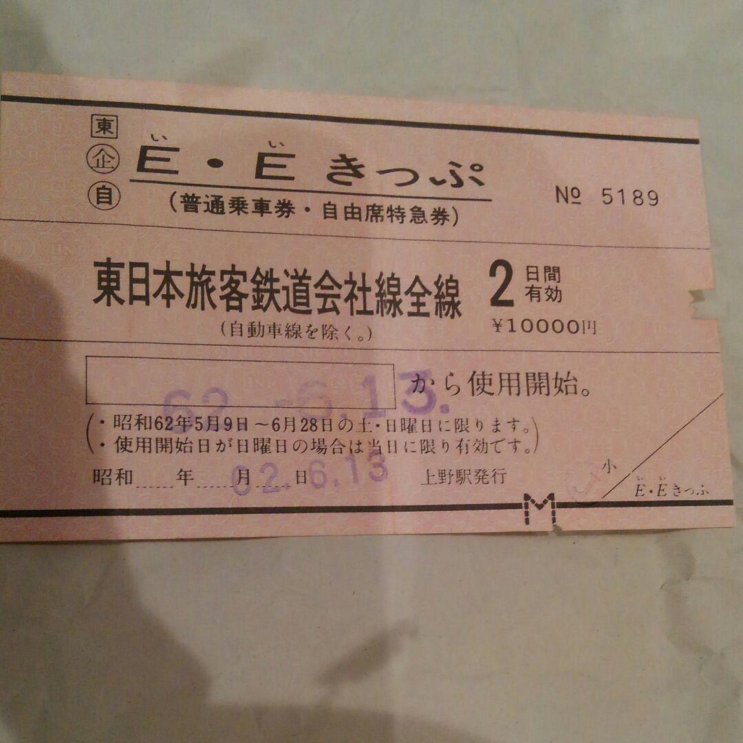 JR東日本創立記念-EEきっぷ