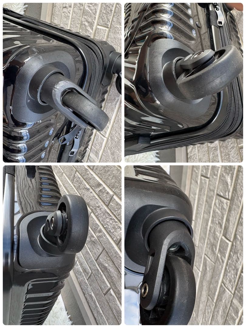 siffrer スカルデザイン キャリーケース 機内持ち込み 拡張ファスナー付