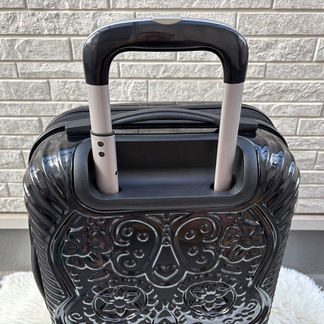 siffrer スカルデザイン キャリーケース 機内持ち込み 拡張ファスナー付