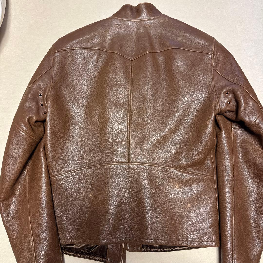 L*0様 RRL Ralph Lauren ブラウンレザージャケット サイズ5