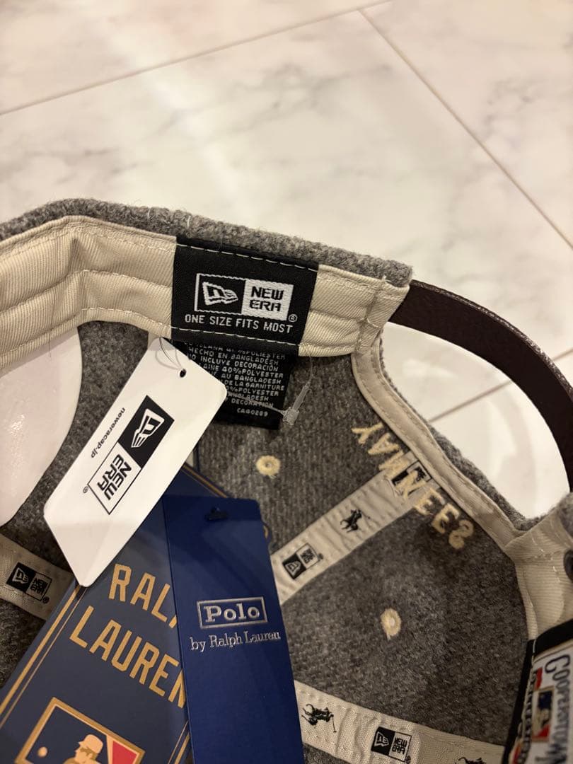 ラルフローレン×ニューヨーク・ヤンキース ベースボールキャップ　グレー　新品❗️