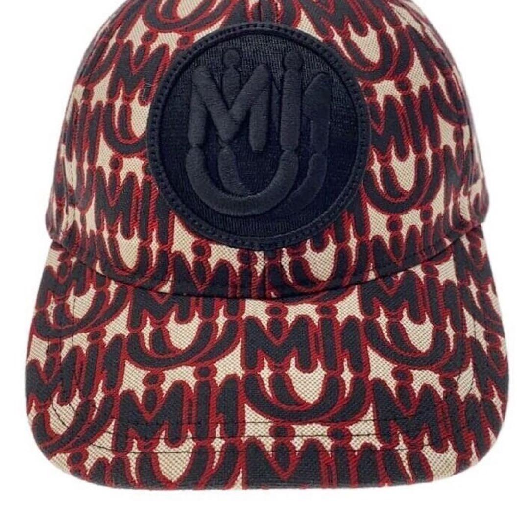美品！MIUMIU ミュウミュウ エムエムパリスコラボ　　キャップ